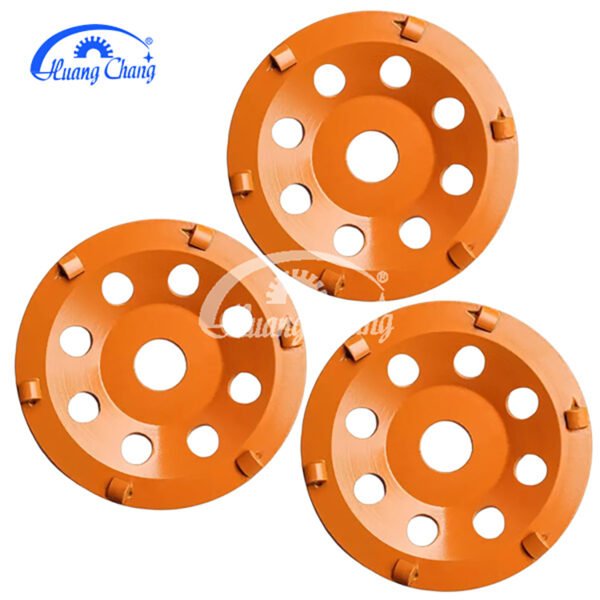 Muelas de taza PCD diamantadas de 5 pulgadas con agujero de 22,23 mm - Imagen 5