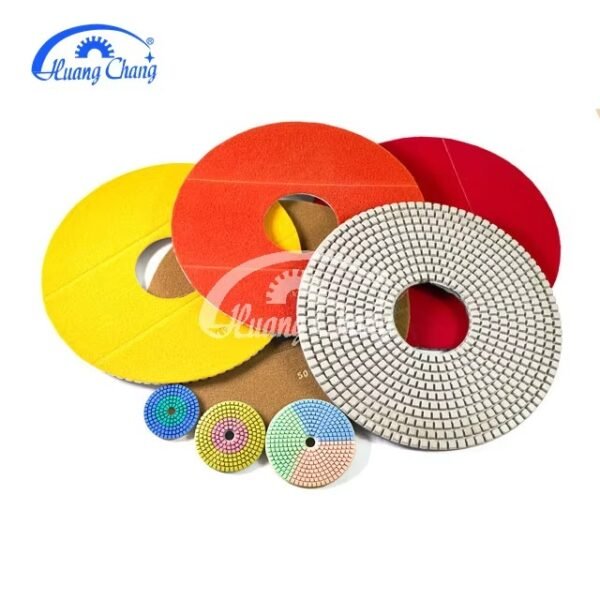 250mm OEM 10inch Wholesale Grinding Disc Custom Logo Diamond Sanding Wet Polishing Pad - Imagen 3