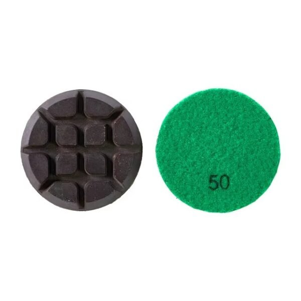 6mm Espesor de trabajo herramienta abrasiva de diamante 100mm piso pulido almohadillas para el pulido de cuarzo - Imagen 5
