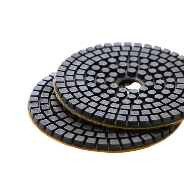 4inch 100mm 50# 7 pasos Almohadillas de pulido de diamante para la molienda en húmedo Azulejos Granito terrazo piso - Imagen 4