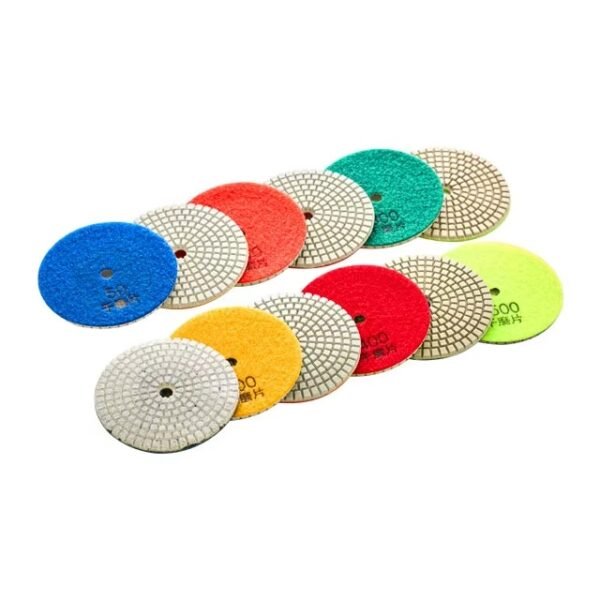 Disco de diamante flexible para pulir piedra almohadillas de resina pulidora para amoladora pulidora angular húmeda - Imagen 2