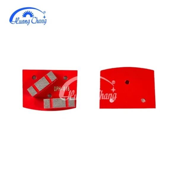 QUANZHOU huangchang 2 Segmentos partidos Trapezoide metálico de diamante,Segmento para amolar hormigón