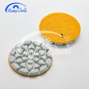 3inch White Dry Diamond Polishing Pads Mejores Herramientas Para Hormigón HC-CPP-0003-3