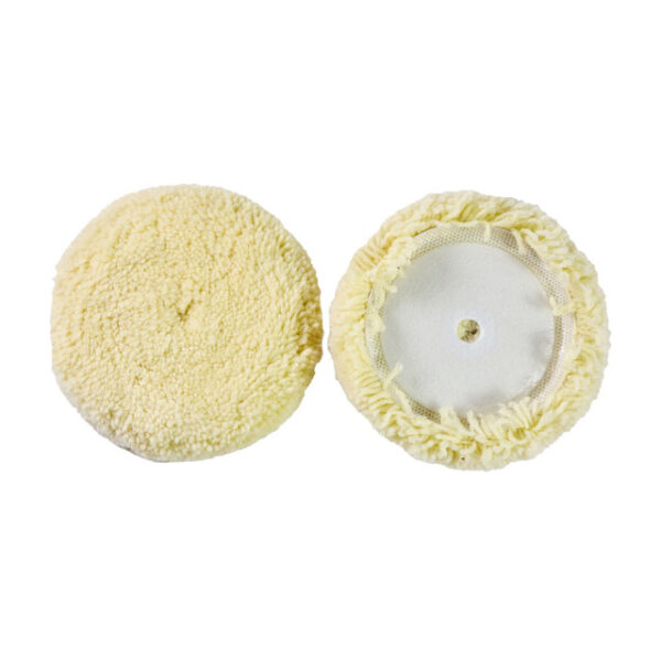 7 inch wool buffing pads drawstring design lambs wool padding bonnet buffing polishing pads kit (复制)