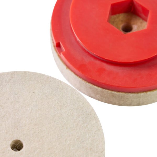 snail lock wool felt polishing pad buffing pads for stone polishing