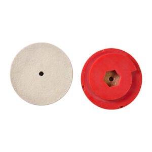 snail lock wool felt polishing pad buffing pads for stone polishing